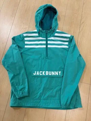 잭 버니 후드 부착 자켓 사이즈 2 그린