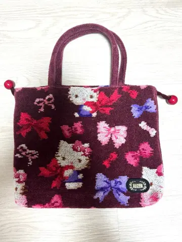 [ 새상품급 ] 페이러 헬로키티 손잡이 복조리 리본 산리오 콜라보