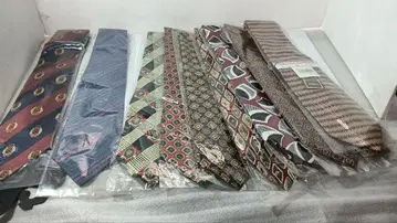 신사 넥타이 10개 묶음 판매 미사용 9개 + 간편 넥타이