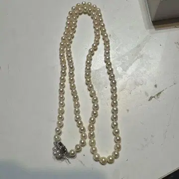 진주 목걸이, 길이 40cm