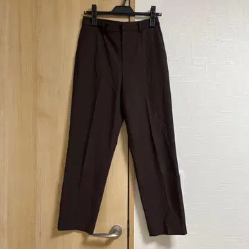 새상품 미사용 팬츠 여성용 M M사이즈 유니클로 브라운