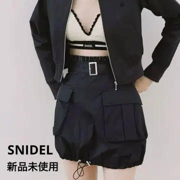 SNIDEL 카고 미니 스커트 택 포함 미사용 새상품 인기 완판템