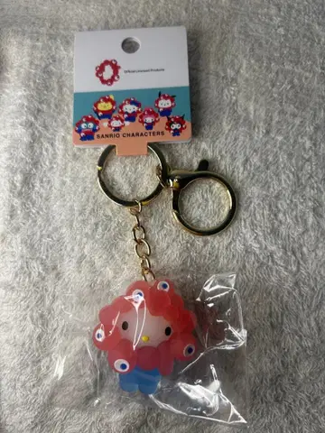 클리어 컬러 키티 미야쿠미야쿠 산리오 키링