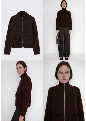 gimaguas brown 하이넥 스웨터