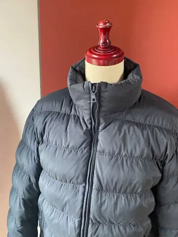 유니클로 다운 자켓 블랙 M 겉옷 점퍼 블루종