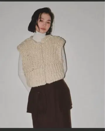 TODAYFUL 청키 핸드 니트 베스트