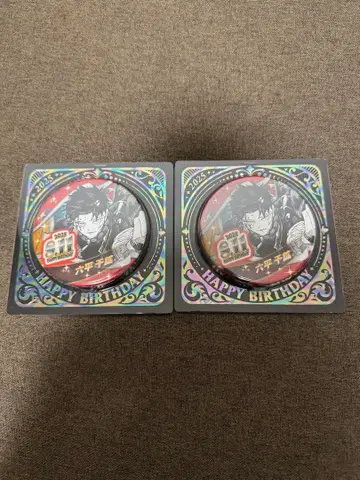 [ 미개봉 새상품 ] 카구라바치 생일 캔뱃지 무네히라 치히로 2개