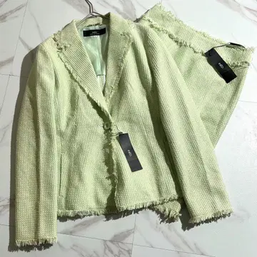 [미사용 택 포함] 이네드 트위드 자켓 스커트 셋업 11호