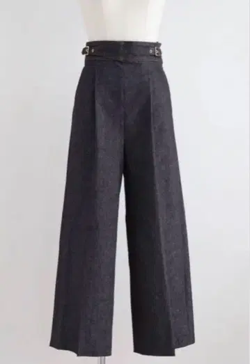 시착만 한 상품 새상품급 girlish 그루카 데님 와이드 팬츠 38