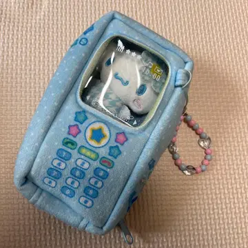 시나모롤 고르기 휴대폰 파우치 & 마스코트 산리오샵 한정판