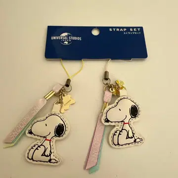 스누피 스트랩 세트 유니버설 스튜디오 재팬