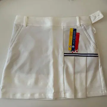 marie claire SPORT 여성용 스커트 LL 화이트 미사용