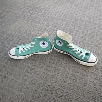 CONVERSE ALL STAR 그린 하이컷 스니커즈