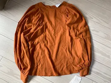 유나이티드 애로우즈 노카라 블라우스 새상품 긴팔 상의 티셔츠