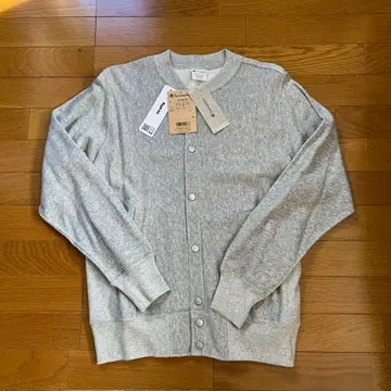 Champion 그레이 가디건 100% 코튼