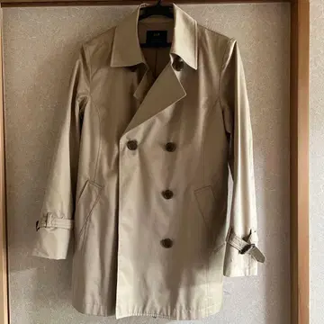 23구 베이지 더블 브레스트 트렌치코트