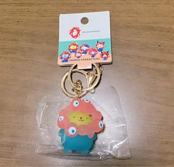 미야쿠미야쿠 산리오 클리어 컬러 폼폼푸딩 만박 키링