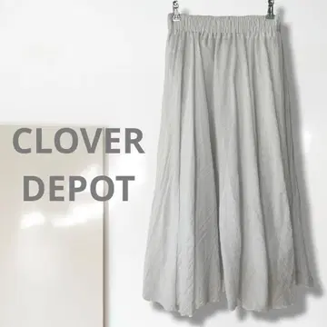 t2 [클로버데포] 플레어 스커트/새상품급 허리밴딩 편안한 롱 스타일리시