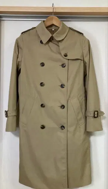 무인양품 베이지 롱 트렌치코트 사이즈 L