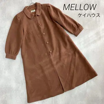케이 하우스 MELLOW 아우터 롱 코트 브라운 빈티지 모