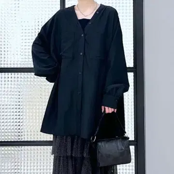 LEPSIM 렙심 V넥 빅 셔츠 튜닉