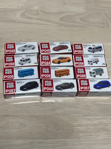 포켓 토미카 미니카 세트 9종