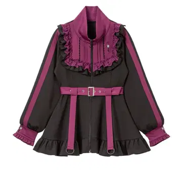 유메텐보 DEAR MY LOVE 십자가 자수 프릴 시스터 저리 원피스 M