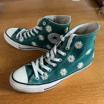 컨버스 올스타 하이컷 스니커즈 그린