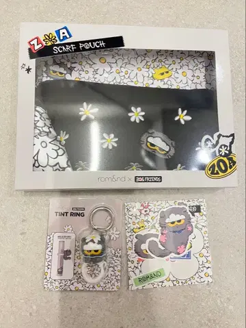 Rom&nd ZO&FRIENDS ZOA 키링 파우치 혜택