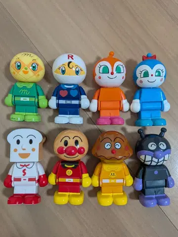 호빵맨 블록 라보 인형 8개 세트