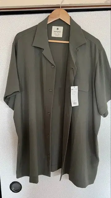 스노우피크 반팔 셔츠 올리브 JPN XL