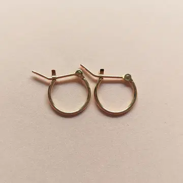 agete K10 후프 귀걸이