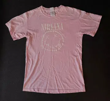 NIRVANA SMILE 티 GILDAN ULTRA COTTON 택