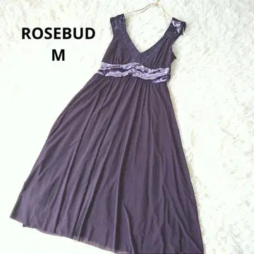 ROSEBUD 슬리브리스 튤 절개 원피스 F 퍼플