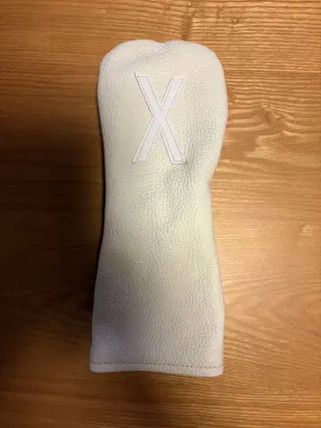 베젤 가죽 헤드커버 화이트 가죽 페어웨이 우드용
