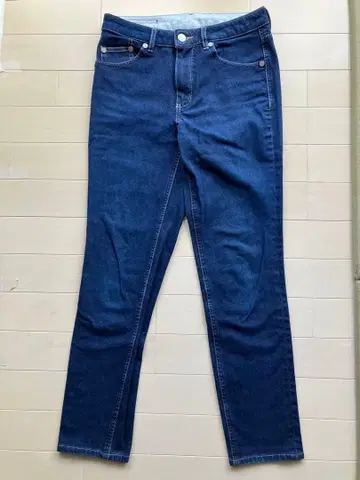 B-Three 속기모 슬림 청바지