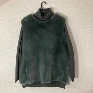 남성용 인조 모피 블루종