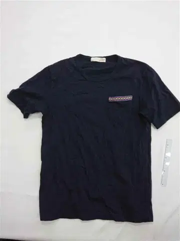 다케오 키쿠치 로고 자수 포켓 T셔츠 네이비 계열 남성용 3 일본제