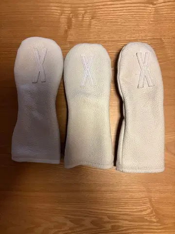 베젤 화이트 유틸리티용 골프헤드커버 3개 세트