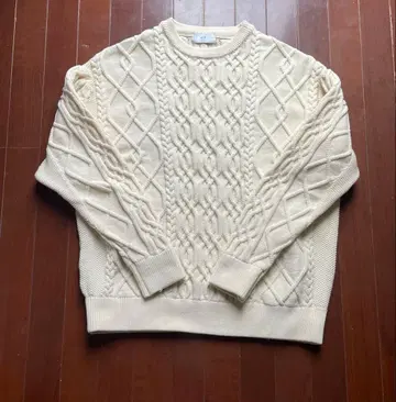 417 EDIFICE 케이블 니트 L 사이즈