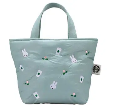 STARBUCKS 스타벅스 대만 한정판 미피 도시락 백 민트