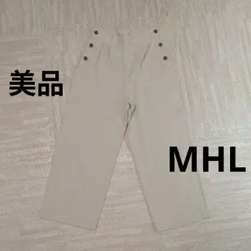 MHL 와이드 팬츠 화이트