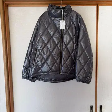 COMME CA ISM 그레이 퀼팅 자켓