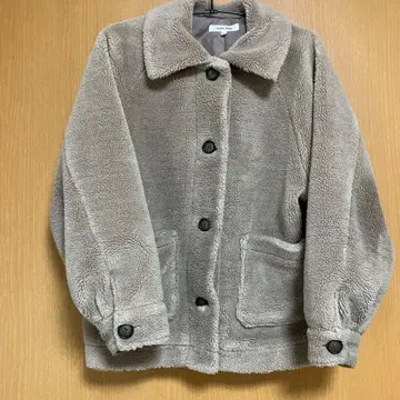 GLOBAL WORK 보아 자켓 150cm 그레이