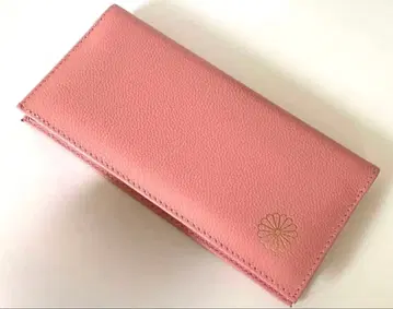 [ 당일 발송 ] 황거 장지갑 천연 가죽 핑크