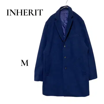 INHERIT 인헤릿 체스터 코트 롱 코트 M 네이비