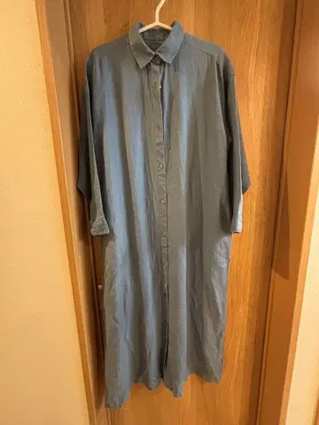 URBAN RESEARCH DOORS 린넨 셔츠 원피스