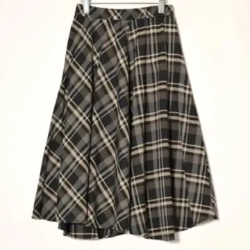 anyFAM 애니팜 스커트 체크 롱 스커트 로카 가을/겨울