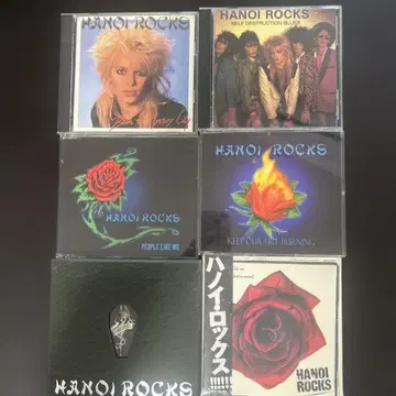 HANOI ROCKS CD 컬렉션 6장 세트