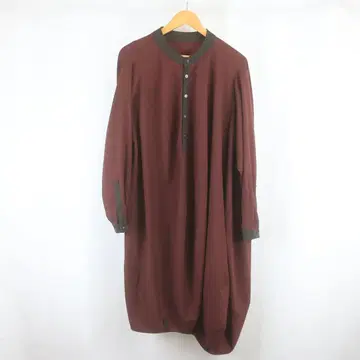 새상품급 Ka na ta 캐시미어 울 비대칭 롱 벌룬 셔츠